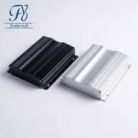 Caja de Control de Aluminio Extruido 6063-T5 de Fábrica, 129x29x150mm, Anodizado Plateado, con Bridas de Montaje, Caja para Proyectos Industriales IP54