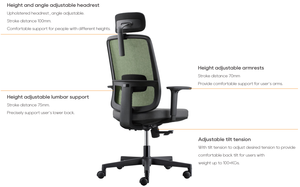Silla giratoria ergonómica con respaldo alto para oficina, silla para sala de espera, venta al por mayor, muebles para jugadores, silla moderna para <span class=keywords><strong>cosas</strong></span> de oficiales - Product Image 2
