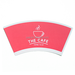 160gsm Cốc Giấy Fan Kích Thước Tùy Chỉnh Và Thiết Kế Đồ Uống Nóng Trà Cốc Cà Phê Đồ Uống Sử Dụng Cốc Giấy Trống Nhà Máy Bán Hàng Trực Tiếp - Product Image 4