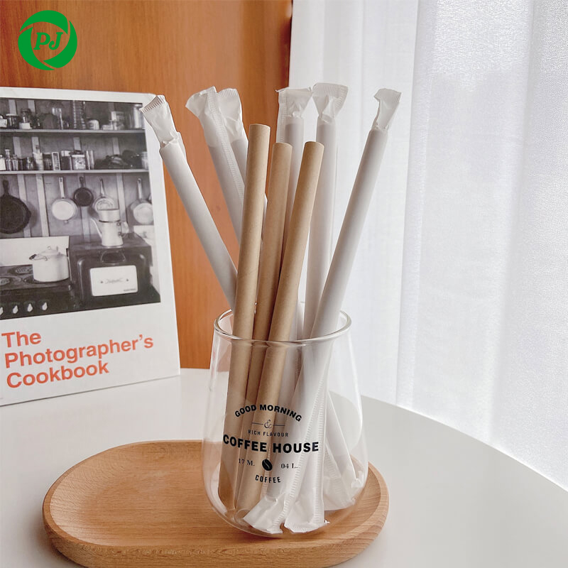 High Quality Food Grade Eco-friendly Paper Straws for Party Birthday Wedding Restaurant for Drinking Juice Coffee