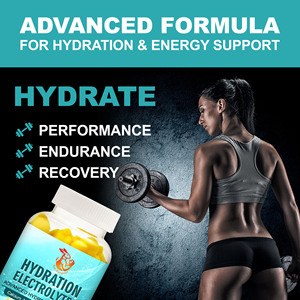 OEM Private <b>Label</b> Hydration Electrolytes Gummies Lemon Flavor with Calcium Magnesium for Endurance Sports Hydration - Product Image 4