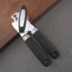 Hand Held Can Opener Smooth Edge,Strong Good Grips Safety Can Opener Can Opener Manual with Magnet