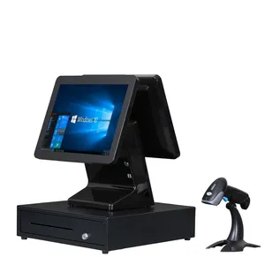 Jesen Pos 시스템 현금 등록기 소매 지불 터미널 Windows 소프트웨어 하드웨어 Android POS 올인원 시스템