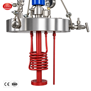 เครื่องปฏิกรณ์ไฮโดรเทอร์มอลไพโรไลซิสแรงดันสูง Fcf-100L ทำจากสแตนเลส (หม้อปฏิกิริยา) พร้อมระบบกวนแบบกลไกและระบบทำความร้อนด้วยไฟฟ้า - Product Image 4