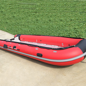Kayak Inflable de Alto Rendimiento - Embarcación Plegable 3 en 1 para Pesca y Deportes Acuáticos Rojo HY-SD-400 Pontoon T/F - Product Image 4