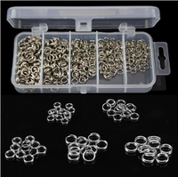 WEIHE 250 pièces/500 pièces connecteurs de leurres double cercle anneau fendu ensemble d'accessoires de pêche