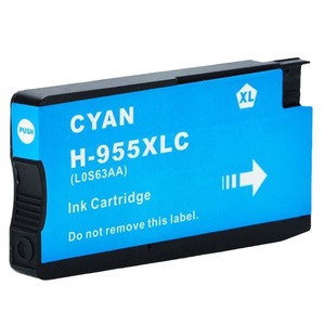 ตลับหมึกสีฟ้า H-955XLC ใช้ได้กับเครื่องพิมพ์ HP 955XL ทดแทนได้ในปริมาณมาก - Product Image 1