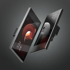 Thiên Nhiên 6-Inch Thông Minh Tường Chuyển Đổi Màn Hình Cảm Ứng Android Hoạt Động Nhiệt Độ Bảng Điều Chỉnh Cho Google Alexa Homekit Tương Thích Nhà Thông Minh - Product Image 2