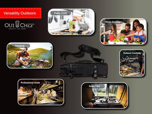 Échantillon gratuit Nouveau Kit de rangement pour couteaux de cuisine de camping en plein air portable et imperméable pour pique-nique et voyage - Product Image 6