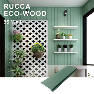 Panneau composite <span class=keywords><strong>bois</strong></span> de luxe 96*9mm blanc, résistant à l'humidité et à la moisissure, design contemporain, garantie 5 ans pour intérieur et extérieur - Product Image 5