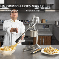 Couteau à frites manuel en acier inoxydable, facile à utiliser et peu exigeant en manœuvre, pour la préparation rapide de frites longues