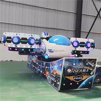 Machine de foire d'attraction pour enfants tour d'amusement de voiture volante rotative à 360 degrés
