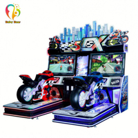 Simulateur de course de moto à 2 joueurs le plus populaire, machine de jeu d'arcade Moto GP authentique à monnayeur avec prix d'usine