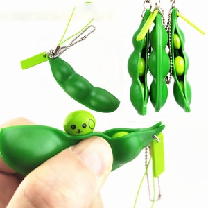 Juguete Antiestrés de Plástico para Niños y Adultos, Niñas y Niños, con Forma de Edamame y Soja, para Aliviar el Estrés y la Presión - Product Image 3