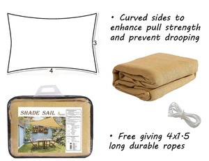 Chất lượng cao tam giác HDPE Sun Protection <span class=keywords><strong>Shade</strong></span> vải ngoài trời xe đậu xe Sun <span class=keywords><strong>Shade</strong></span> Sail cho Patio - Product Image 4