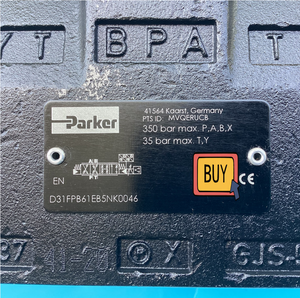 Original D31FPB61EB5NK00 วาล์วควบคุมทิศทางแบบสัดส่วน NG10 200 ลิตร/นาที มีสินค้าในสต็อก - Product Image 1