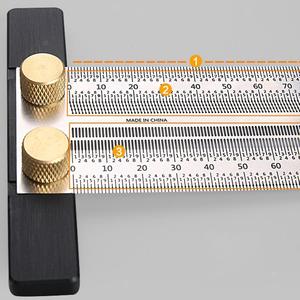 Regla recta de 300mm, venta al por mayor, acero inoxidable de precisión de alta calidad con regla de Metal de escala métrica con logotipo personalizado - Product Image 5