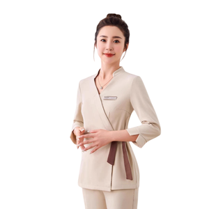 Uniformes Médicos Unisex de Manga Corta al por Mayor para Hospitales, Fisioterapeutas y Masajistas - Product Image 6