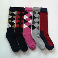 Chaussettes de compression d'équitation de qualité supérieure avec logo de marque personnalisé pour femmes et hommes, chaussettes équestres montantes absorbant la transpiration