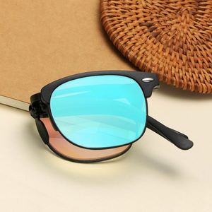 Lunettes de vue unisexes personnalisées avec logo, rouge et vert, pour correction de la Daltonisme, monture pliable, lunettes de soleil pour daltoniens rouge-vert avec étui - Product Image 3