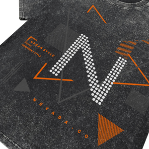 T-shirts à manches courtes pour hommes OEM ODM, noir délavé, coton de haute qualité, imprimé lettres, col rond, style urbain décontracté, coupe classique - Product Image 4