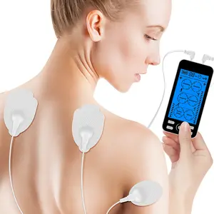 Electroestimulador ems dezenas máquina digital acupuntura massagem corporal elétrica muscular alívio da dor fisioterapia estimulação do nervo