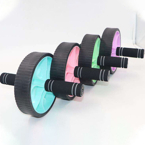 Gym Body Fitness <span class=keywords><strong>AB</strong></span> Wheel Roller Strength Training Power Roller para músculos abdominales - Product Image 1