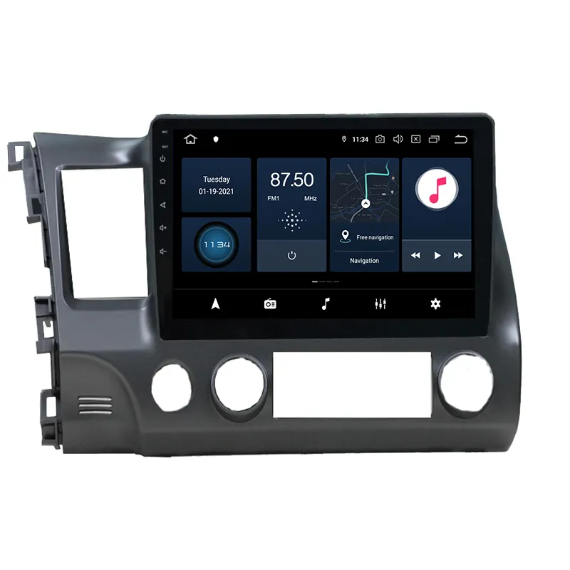 10 inch 4 core 2+32G for Honda old Civic Navigation Android 10.0 Carplay
