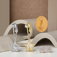 Mode bijoux de corps étoile nombril anneau faux ventre Piercing pour les femmes Non Piercing Sexy nombril bijoux