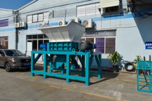 Industrial Big Power Waste Paper <strong>Board</strong> Plastic Shredder Double-shaft Double Motor Shredder - Product Image 5