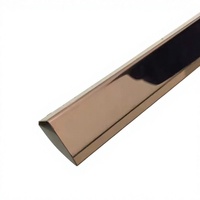 Protection d'angle en acier inoxydable en forme de L de 15x15x3000mm, épaisseur 0,5mm, pour panneau mural UV, carrelage, plafond, bordure décorative