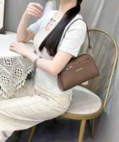 Sac à bandoulière en cuir PU grande capacité pour femme, avec fermeture éclair et doublure en polyester, nouvelle collection printemps-été