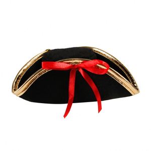 Vente en gros de costumes pour animaux de compagnie chapeau Cosplay chat costume de chien Halloween marine pirate capitaine <span class=keywords><strong>marin</strong></span> chapeau de chien pour la fête - Product Image 5