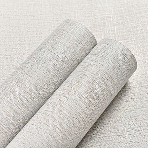 ورق جدران ذاتي اللصق من الكتان بألوان خفيفة لغرف النوم وغرف المعيشة والفنادق وخلفيات الجدران وديكورات الغرف - Product Image 2