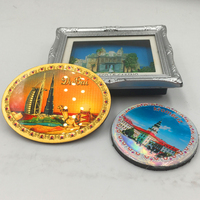 Reise geschenk Dubai magnet aluminium folie kühlschrank magnet mit EVA schaum 2 schichten