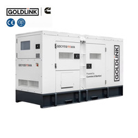 Générateur diesel d'occasion pour extérieur 115KVA/92KW avec boîte à outils intégrée et kit d'entretien pour travaux sur le terrain