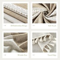 Nappe personnalisée de qualité supérieure, brodée, pour la cuisine, le restaurant, les mariages, les fêtes, la décoration de pique-nique
