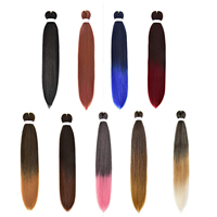Cheveux synthétiques tressés Amygirl Y-4X pré-étirés, sans démangeaisons, pour permanente à l'eau chaude, texture Yaki, volumineux, cheveux à tresser de qualité supérieure