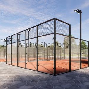 Proveedor de cancha de tenis de Pádel de diseño chino y cancha de Pádel panorámica con instalación conveniente certificada Ce - Product Image 1