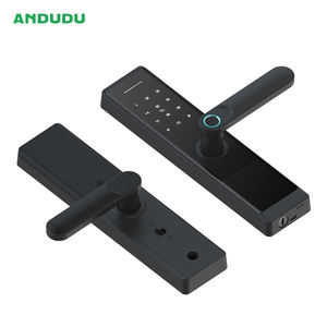 Serrure <span class=keywords><strong>de</strong></span> porte électronique numérique intelligente avec empreinte digitale/carte IC/mot <span class=keywords><strong>de</strong></span> passe pour hôtel, appartement, <span class=keywords><strong>maison</strong></span> d'hôtes, location - Product Image 2