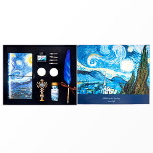 Pluma Estilográfica de Metal con Pluma de Pato, Estilo Británico Retro Europeo, Regalo para Estudiantes, Punta de 0.5mm - Product Image 6