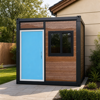 Maison préfabriquée de qualité supérieure, conteneur de 20 pieds, atelier modulaire, garage, remise de stockage, petite maison modulaire préfabriquée pour utilisation en extérieur