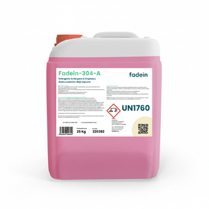 Liquido spruzzabile detergente acido solubile in acqua ad alta efficienza per la pulizia e la decalcificazione a bassa schiumatura - Product Image 2