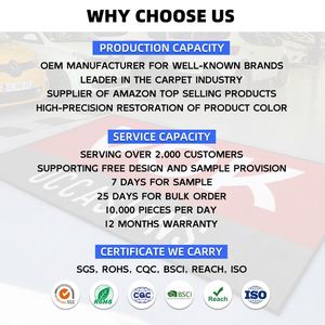 Tapis d'apprentissage de Mahjong américain de haute qualité, anti-bruit, avec sac de transport noir, pour table, antidérapant, bleu - Product Image 6