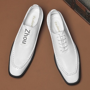 Nouvelles Chaussures Oxford Derby pour Hommes, Style Britannique Rétro, à Lacets, Solides, pour l'Automne, Idéales pour le Bureau et les Jeunes Hommes - Product Image 2