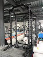 Rack de musculation semi-professionnel en acier avec barre de traction pour entraînement à domicile ou en salle de sport – Écologique