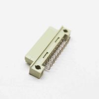 Conector de plano posterior Ángulo recto de doble fila Posiciones de cabezal hembra de 16-32 pines Paso de 2,54mm Enchufe de receptáculo de PCB recto DIN 41612