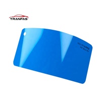 Vinilo OEM Azul Cielo, Certificado SGS, Autoadhesivo, Cambia de Color, de Alto Brillo, Rollo de Vinilo para Envolver Vehículos de Lujo