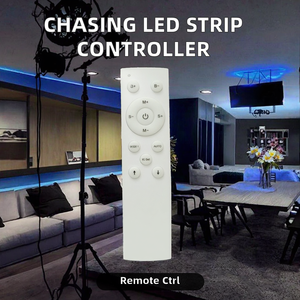 Single Color White Strip <strong>LED</strong> <strong>Controller</strong> 5V <strong>12V</strong> 24V Flowing Chasing Lights Remote Control Pixel <strong>Led</strong> Strip <strong>Controller</strong> Touch Panel - Product Image 2