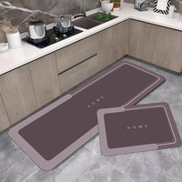 Prix de gros 2 pièces tapis de cuisine antidérapants imperméables pour sol tapis de cuisine en caoutchouc à séchage rapide tapis de sol tapis pour la décoration intérieure